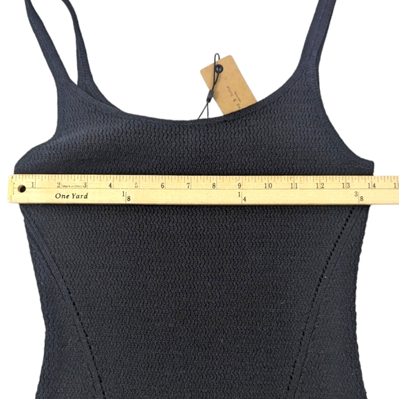 Rag & Bone Lena Mini Dress NEW Bodycon Crochet Dress Womens Small Black - Picture 9 of 13